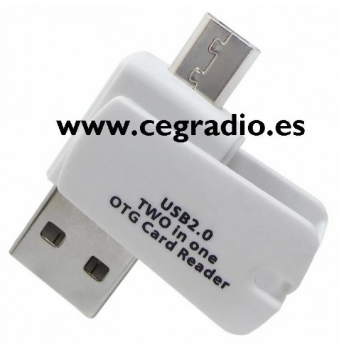 Adaptador MicroSD a Micro USB OTG