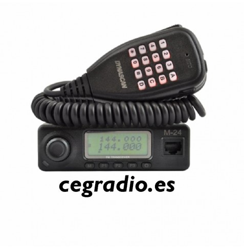 Emisora Dynascan M24 VHF 2m 144Mhz Vista General