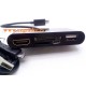 Adaptador Micro USB MHL HDMI HDTV Samsung Vista Lateral