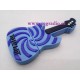 Memoria USB 2.0 Guitarra Azul 8GB Vista Trasera