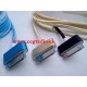 Cable USB Trenzado Nylon Carga Datos 30 Pin iPad 2 3 iPhone 4 4s Vista Conector