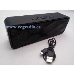 COALIEN Altavoz Bluetooth Manos Libres USB Micro SD FM Radio