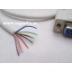 Cable Serie RS232 DB9 9Pin Conector Hembra a 9 hilos