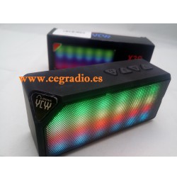 Altavoz Bluetooth YCYY X3S LED