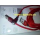 1,2 m Cable Trenzado Rojo Baseus Carga Datos iPhone 5-6-7 Vista Lateral