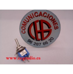 Conmutador miniatura de palanca AC 125V 3A