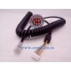 Cable Micrófono Reemplazo YAESU MH-48A6J FT-8800R FT-8900R Vista General