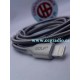 1m Golf Cable USB Metal Aleación Zinc iPhone 5 5S 6 6S 7 8 IPad Vista Frontal Conector 8pin