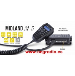 Midland M-5 Emisora Compacta CB 27 Mhz Vista General