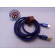1.20m Cable TOPK USB Carga Datos Tipo C Vista Lateral
