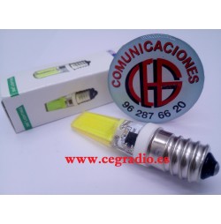 Lámpara LED COB E14 AC 220V 9W Regulable Vista Trasera