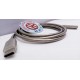 1m Golf Cable USB Metal Aleación Zinc lateral