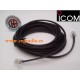 5m Cable Alargo Separacion Cabezal ICOM IC-2820 IC-2820H Vista General
