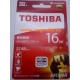 TOSHIBA Micro SDHC UHS-I 16GB Class 10