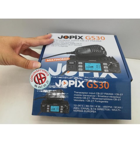 Emisora Jopix GS 30 caja embalaje