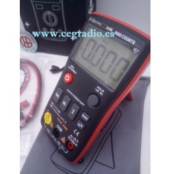 RM408B Multimetro Digital 8000 cuentas True-RMS Temperatura Frecuencia Capacidad Vista Completa