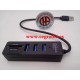 Hub USB 3.0 Splitter 3 puertos Alta Velocidad 2 en 1 Lector Tarjetas para PC Vista General