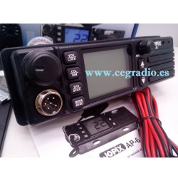 JOPIX AP-6 Emisora Movil CB 27Mhz FM AM Multinorma Europea Vista Lateral Izq