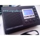 HRD-310 Radio Receptor Portatil FM AM-MW SW Alarma Reloj Digital Vista Completa