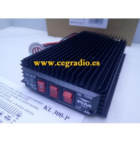 RM KL300P Amplificador CB 27Mhz NEW Vista Frontal