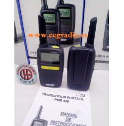 CPS CP-225 Pack Walkie Talkies PMR-446 Bateria LITIO y Cargador