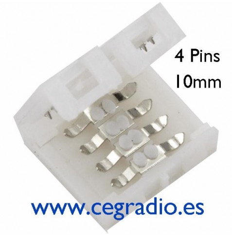 Conector Empalme Tira Led 5050/4 pins/10mm