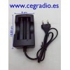 Cargador Baterias 18650 Litio