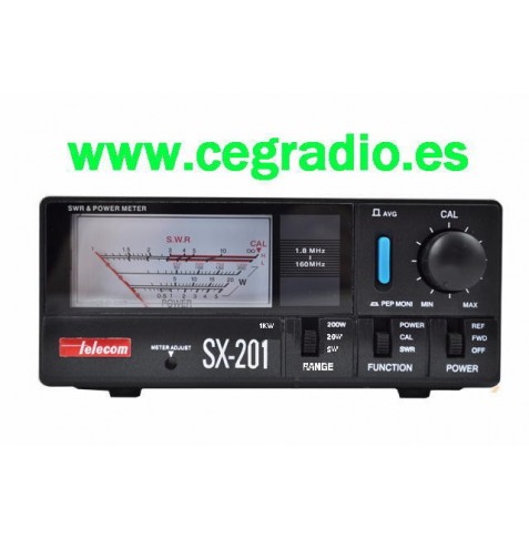 Telecom SX-201 Medidor ROE Potencia CB HF VHF